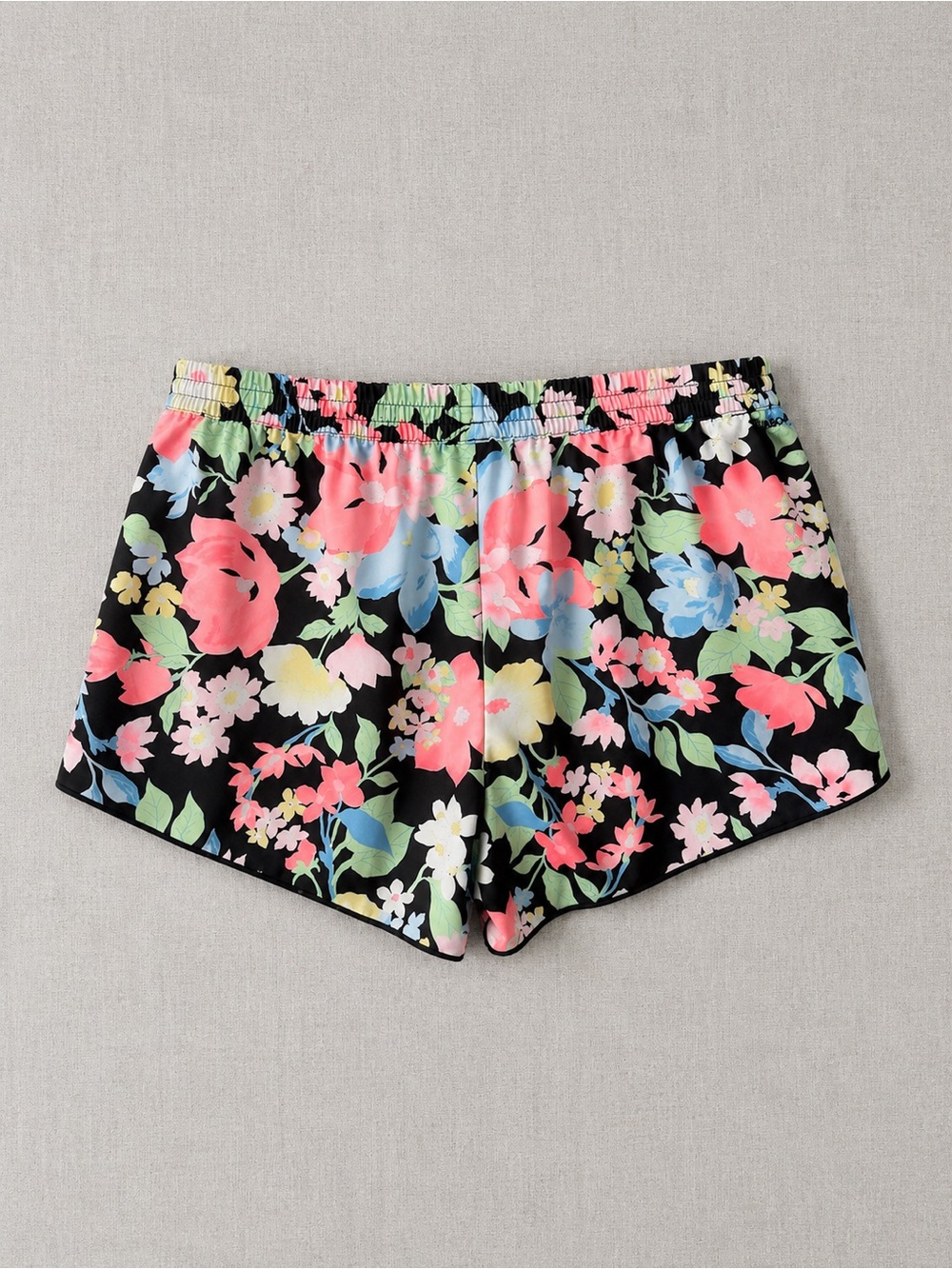 Billabong Black Swimwear with Coral, Mint & Pastel Blue Floral Trim